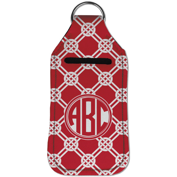 Celtic Knot Sanitizer Holder Keychain - Large (Front)