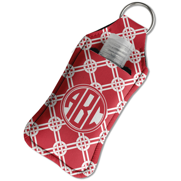 Celtic Knot Sanitizer Holder Keychain - Large in Case
