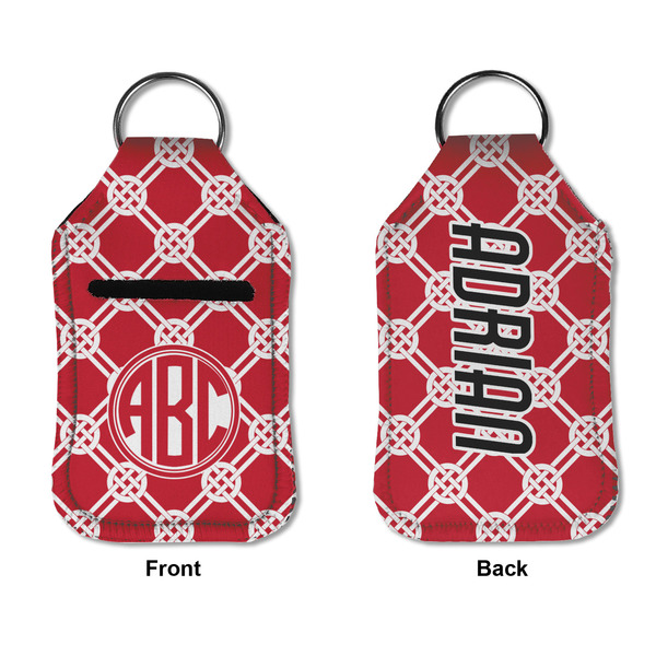 Celtic Knot Sanitizer Holder Keychain - Small APPROVAL (Flat)