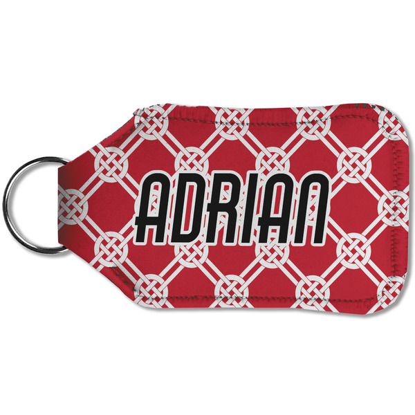 Celtic Knot Sanitizer Holder Keychain - Small (Back)