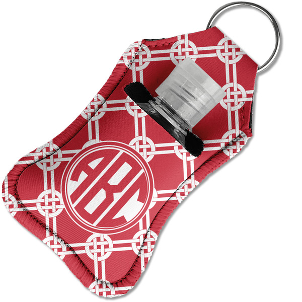 Celtic Knot Sanitizer Holder Keychain - Small in Case