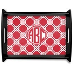 Celtic Knot Black Wooden Tray - Large (Personalized)