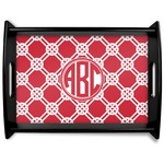 Celtic Knot Black Wooden Tray - Large (Personalized)