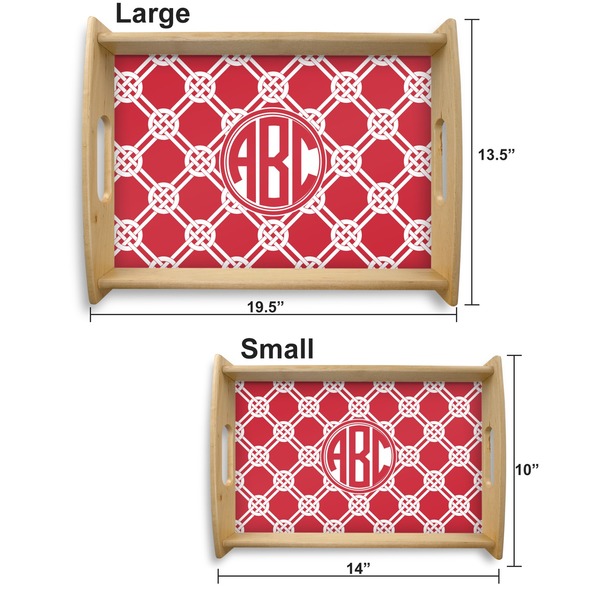 Celtic Knot Serving Tray Wood Sizes