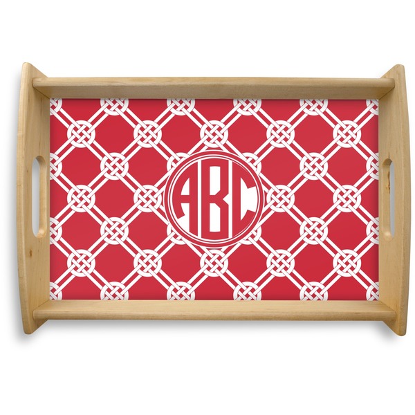 Custom Celtic Knot Natural Wooden Tray - Small (Personalized)