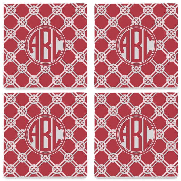 Celtic Knot Set of 4 Sandstone Coasters - See All 4 View