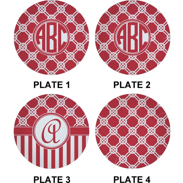 Celtic Knot Set of Appetizer / Dessert Plates (Approval)