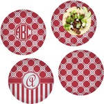 Celtic Knot Set of 4 Glass Lunch / Dinner Plate 10" (Personalized)