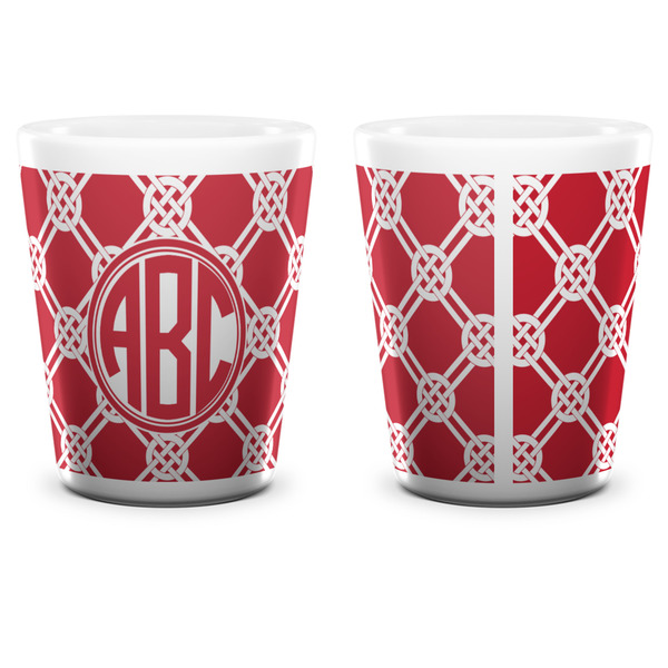 Celtic Knot Shot Glass - White - APPROVAL