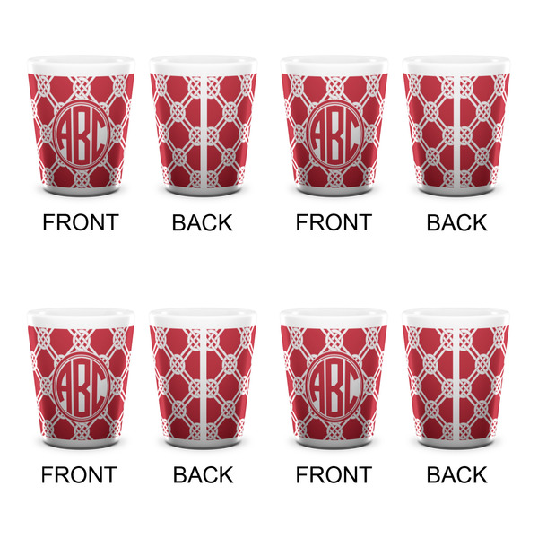 Celtic Knot Shot Glass - White - Set of 4 - APPROVAL