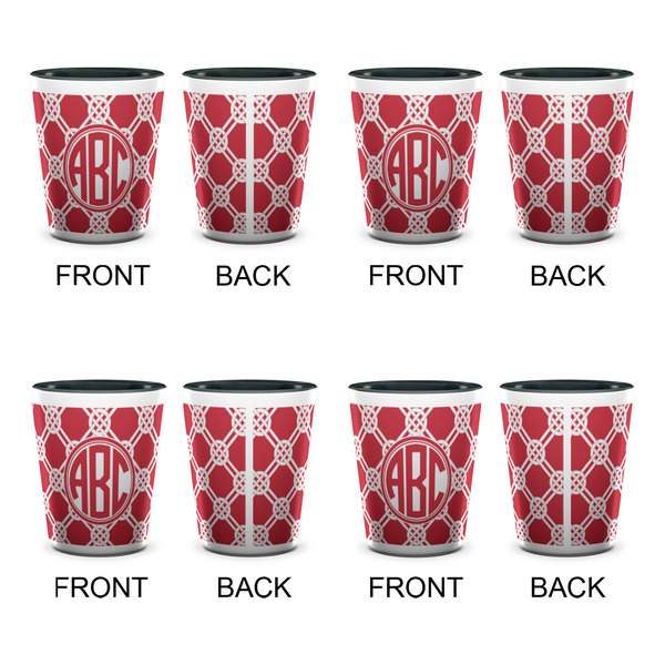 Celtic Knot Shot Glassess - Two Tone - Set of 4 - APPROVAL