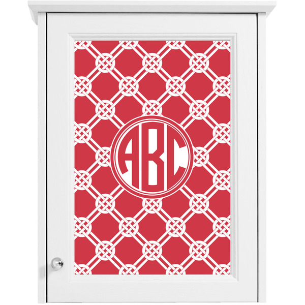 Celtic Knot Single White Cabinet Decal