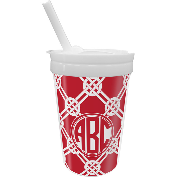 Custom Celtic Knot Sippy Cup with Straw (Personalized)