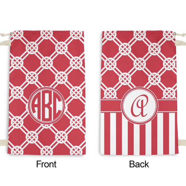 Celtic Knot Small Laundry Bag - Front & Back View
