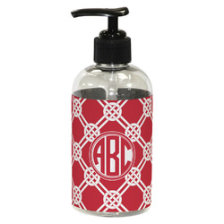 Celtic Knot Plastic Soap / Lotion Dispenser (8 oz - Small - Black) (Personalized)