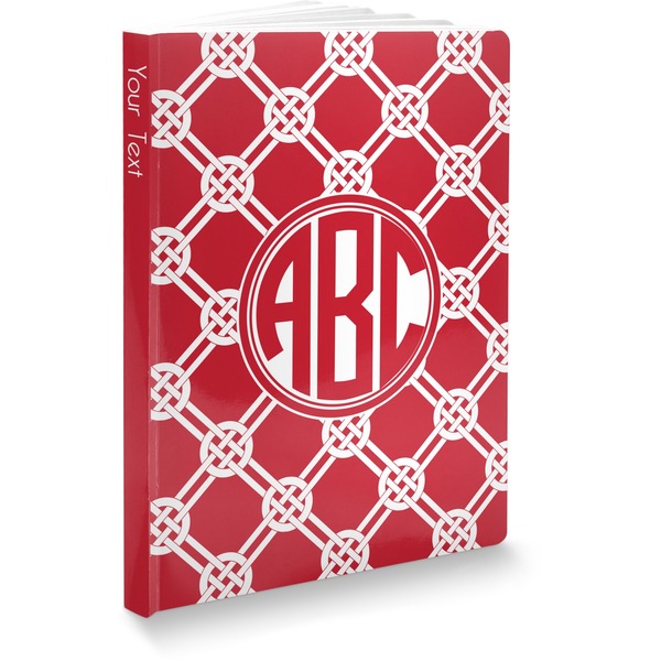 Custom Celtic Knot Softbound Notebook - 7.25" x 10" (Personalized)