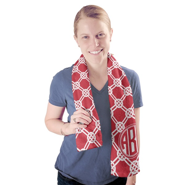 Celtic Knot Sport Towel - Exercise use - Model
