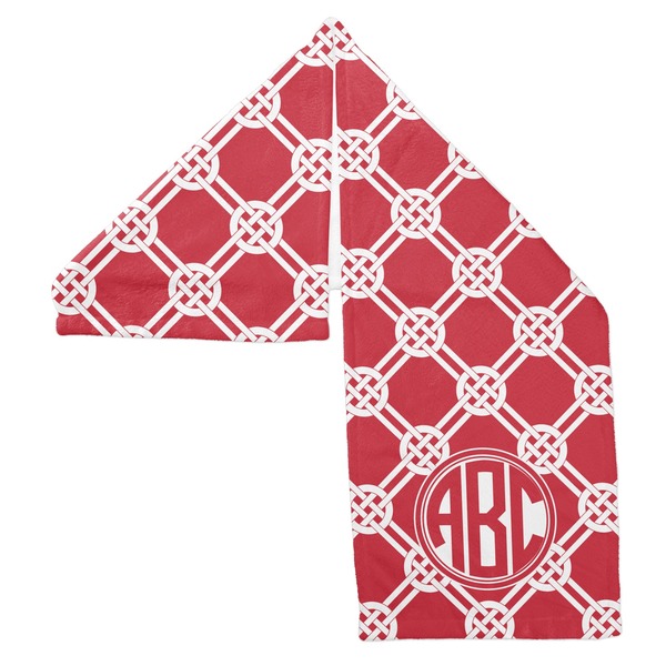 Celtic Knot Sports Towel Folded - Both Sides Showing