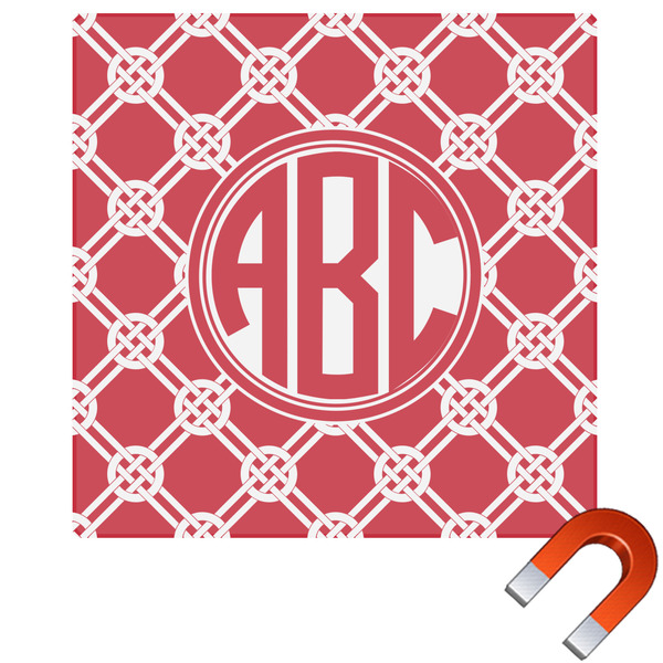 Custom Celtic Knot Square Car Magnet - 6" (Personalized)