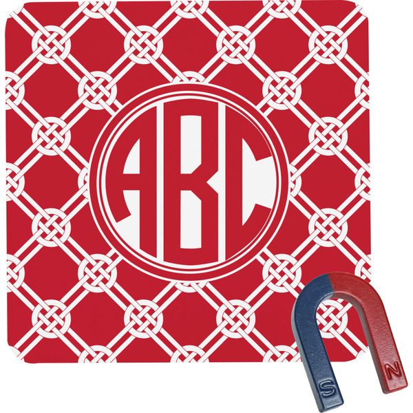 Custom Celtic Knot Square Fridge Magnet (Personalized)
