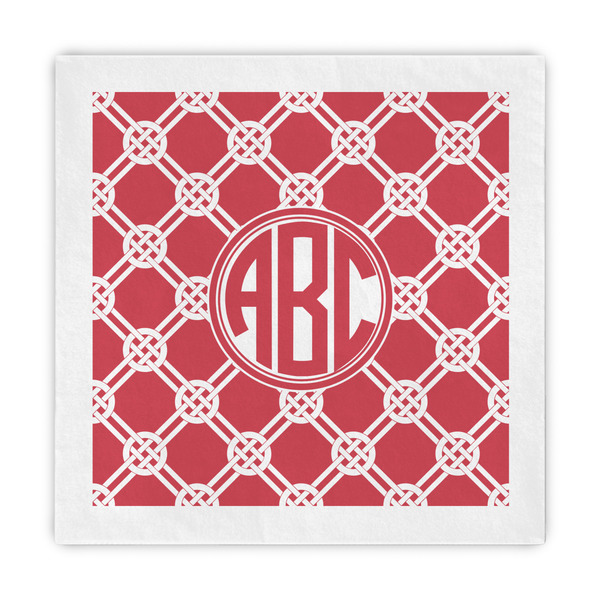 Custom Celtic Knot Decorative Paper Napkins (Personalized)