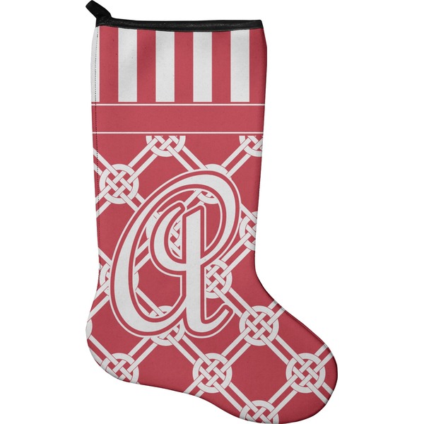 Custom Celtic Knot Holiday Stocking - Neoprene (Personalized)