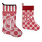 Celtic Knot Stockings - Side by Side compare