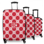 Celtic Knot 3 Piece Luggage Set - 20" Carry On, 24" Medium Checked, 28" Large Checked (Personalized)