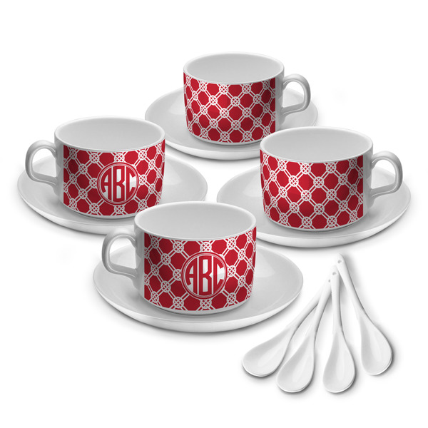 Custom Celtic Knot Tea Cup - Set of 4 (Personalized)