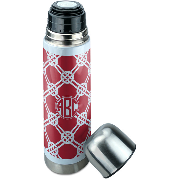 Celtic Knot Thermos - Lid Off