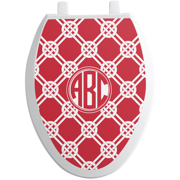 Custom Celtic Knot Toilet Seat Decal - Elongated (Personalized)