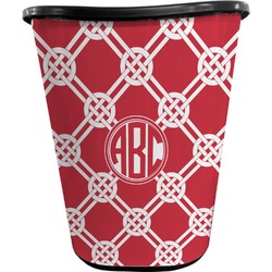 Celtic Knot Waste Basket - Double Sided (Black) (Personalized)