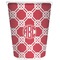 Celtic Knot Trash Can White