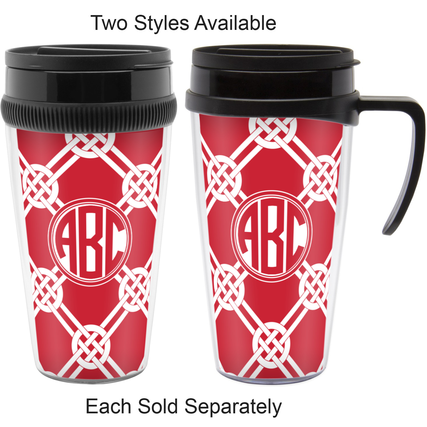 Celtic Knot Acrylic Travel Mug (Personalized) YouCustomizeIt