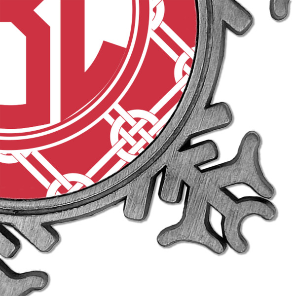 Celtic Knot Vintage Snowflake - Detail