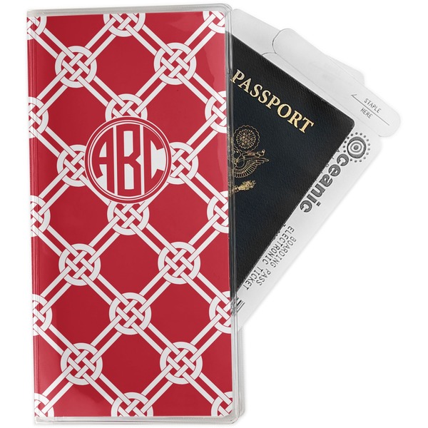 Custom Celtic Knot Travel Document Holder