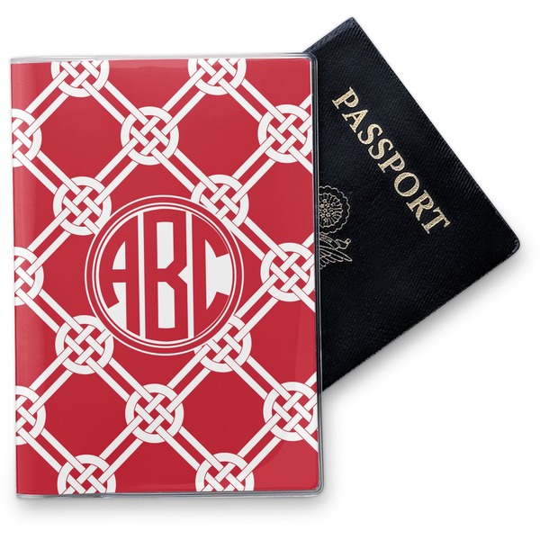 Custom Celtic Knot Vinyl Passport Holder (Personalized)