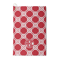Celtic Knot Waffle Weave Golf Towel (Personalized)