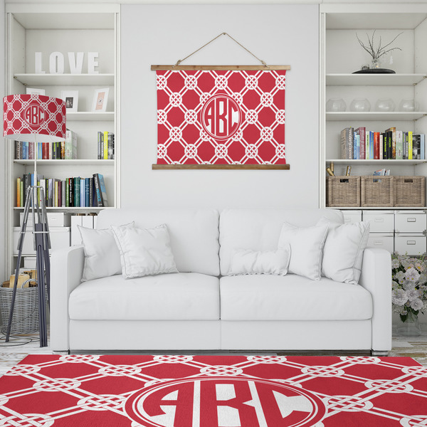 Celtic Knot Wall Hanging Tapestry - IN CONTEXT