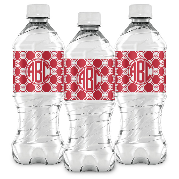 Celtic Knot Water Bottle Labels - Front View