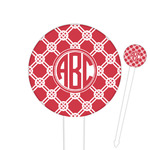 Celtic Knot Cocktail Picks - Round Plastic (Personalized)