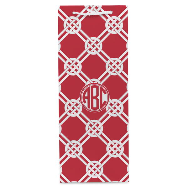 Celtic Knot Wine Gift Bag - Matte - Front