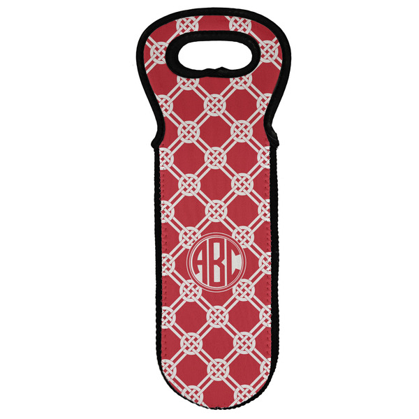 Custom Celtic Knot Wine Tote Bag (Personalized)