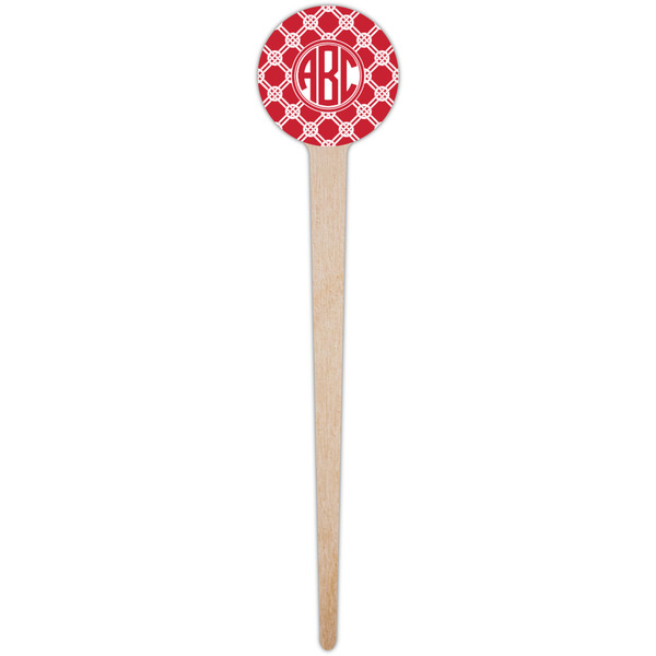 Celtic Knot Wooden 4" Food Pick - Round - Single Pick