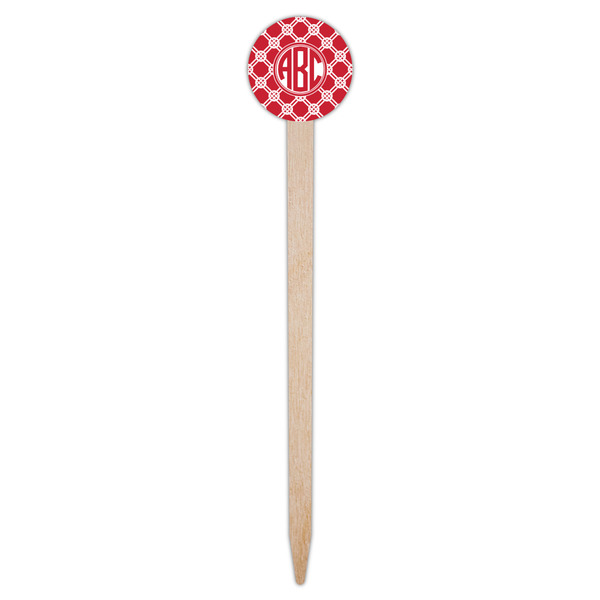 Celtic Knot Wooden 6" Food Pick - Round - Single Pick