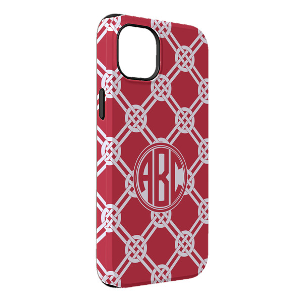 Custom Celtic Knot iPhone Case - Rubber Lined - iPhone 14 Plus (Personalized)