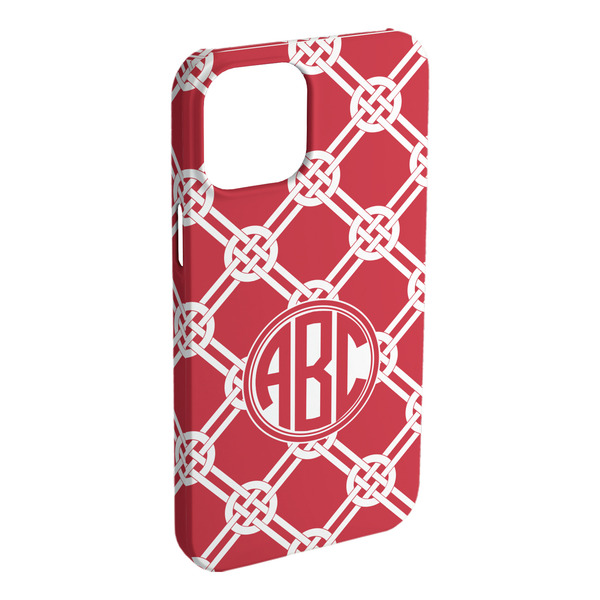 Custom Celtic Knot iPhone Case - Plastic - iPhone 15 Pro Max (Personalized)