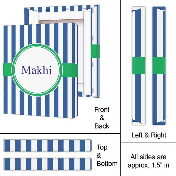 Stripes 11x14 - Canvas Print - Approval