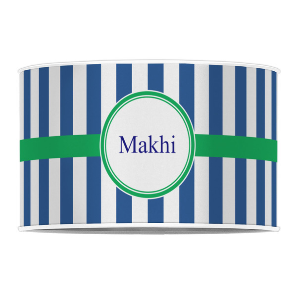 Stripes 12" Drum Lampshade - FRONT (Poly Film)