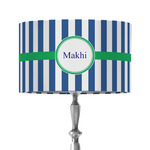 Stripes 12" Drum Lamp Shade - Fabric (Personalized)